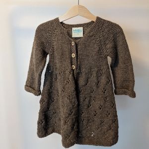 Miou Wool Sweater Coat 12-24M